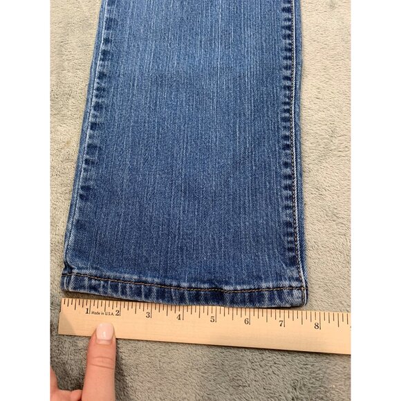 Levis Womens 505 NOUVEAU LOW Straight Blue Jeans Size 14 M  W33/L30 - Picture 7 of 14